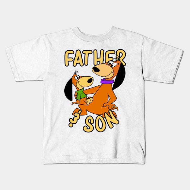 Augie Doggie, Doggie Daddy - Father and Son Kids T-Shirt by LuisP96